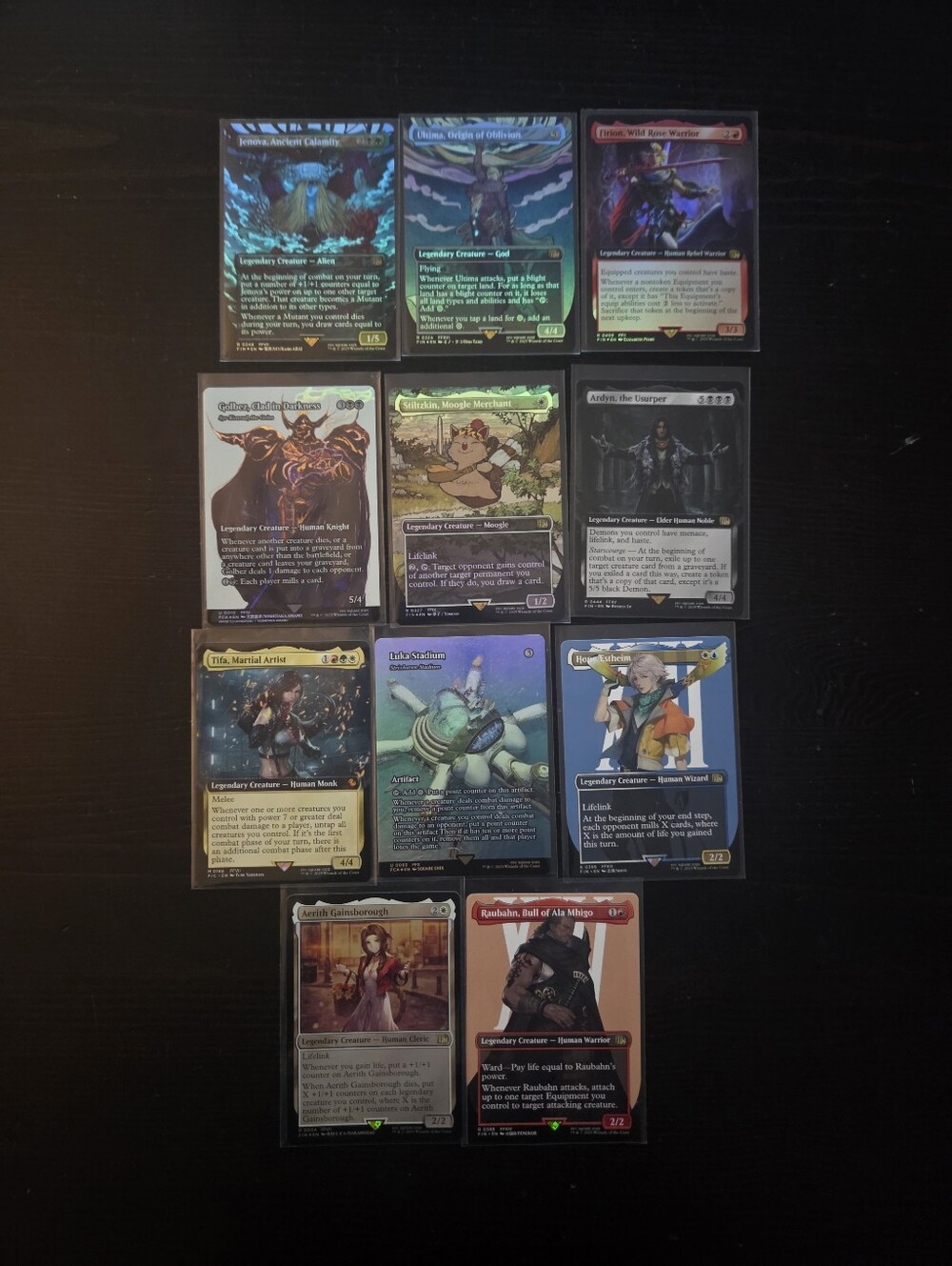 Final Fantasy Magic: The Gathering Card Lot of 11 Foil & Rare Mix